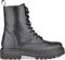 PS Poelman Saturno - Dames Veterboots - Leren met Snake Print - Zwart Snake - Maat 41