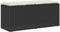 vidaXL - Tuinbank - met - kussen - 110x40x44 - cm - poly - rattan - zwart