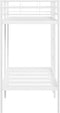vidaXL - Stapelbed - zonder - matras - 75x190 - cm - staal - wit