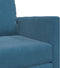 vidaXL - Floor - Sofa - Bed - 2-in-1 - Blauw - 74x77x81 - cm - Velvet