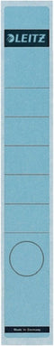 Rugetiket Leitz smal/lang 39x285mm zelfklevend blauw - 10 stuks
