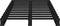 vidaXL - Palletbed - massief - grenenhout - zwart - 100x200 - cm