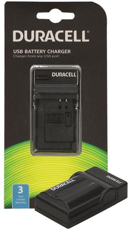 Duracell - Digital Camera Battery Charger - Zwart