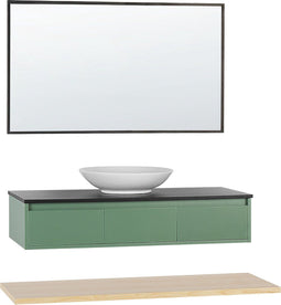 Beliani ZARAGOZA - Badkamermeubel - Groen - MDF