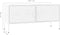 vidaXL - Tv-meubel - 105x35x50 - cm - staal - wit