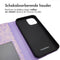iMoshion Hoesje Geschikt voor iPhone 12 Pro / 12 Hoesje Met Pasjeshouder - iMoshion Design Bookcase smartphone - Meerkleurig / Purple White Flowers