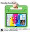 imoshion Tablet Hoes Kinderen - Geschikt voor iPad 11 (2025) 11 inch / 10e generatie (2022) 10.9 inch - Kidsproof Backcover met handvat - Groen