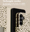 imoshion Hoesje Geschikt voor Samsung Galaxy S24 Hoesje Met Pasjeshouder - imoshion Design Bookcase smartphone - Meerkleurig / Black And White Dots