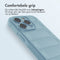 iMoshion Hoesje Geschikt voor iPhone 14 Pro Hoesje Siliconen - iMoshion EasyGrip Backcover - Lichtblauw