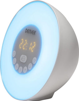 Denver CRLB-400 - Clockradio - Wakeup light - Moodlight - Bluetooth - Wit
