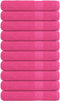 vidaXL - Handdoeken - 10 - st - 100x200 - cm - 360 - g/m² - 100% - katoen - roze