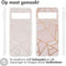 iMoshion Hoesje Geschikt voor Google Pixel 8 Pro Hoesje Siliconen - iMoshion Design hoesje - Meerkleurig / Pink Graphic