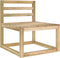 vidaXL - Tuinmiddenbanken - 2 - st - pallet - groen - geïmpregneerd - grenenhout