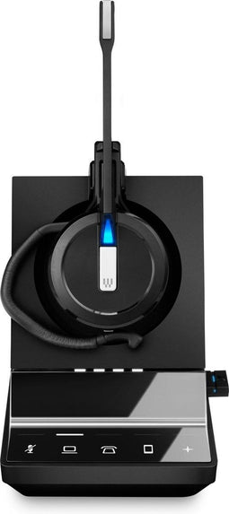 EPOS IMPACT SDW 5016 - Draadloze headset - UC geoptimaliseerd met noise-cancelling microfoons - Zwart