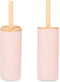 Toiletborstel Roze Hout Hars 10,2 x 38 x 10,2 cm (4 Stuks)