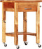 vidaXL - Keukentrolley - 55x55x89 - cm - massief - acaciahout