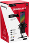 HyperX QuadCast 2 S - USB Microfoon - 32-bit/192kHz audio met RGB - Zwart