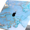 Lunso Geschikt voor MacBook Pro 13 inch M1/M2 (2020-2022) cover hoes - case - Marble Ariel