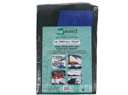Topprotect Dekkleed Heavy Duty - Dekkleed 4x6m - Blauw/Groen