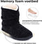 Comfeet - Pantoffels - Dames - Maat 38/39 - Fleece voering - Anti-slip - Zwart