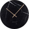 Zuiver Marble Time Klok/ Wandklok Rond Marmer Zwart