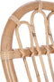 J-Line schommelstoel - rotan - naturel