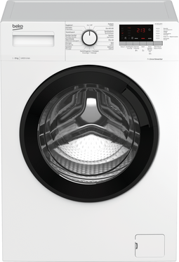 Beko WTV87112BC1 - Wasmachine - 8kg - ProSmart™-invertermotor - StainExpert™-programma - 1400 rpm
