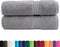 vidaXL - Handdoeken - SOLUND - 2 - st - 600 - g/m² - 50x100 - cm - grijs