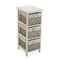 Multifunctionele ladekast Versa Pompei 29 x 62 x 25 cm Wit