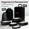 Loonara Travel Reisorganizer Set - 3-delige compressie-inpakzakken - Zwart
