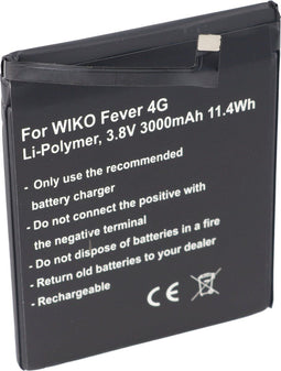 Accu geschikt voor de Wiko Fever, FEVER 4G batterij TLP15J15