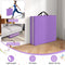 Coast Gymnastiekmat - Opvouwbaar - 180 x 60 x 5 cm - Roze + Paars