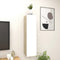 vidaXL - Tv-wandmeubelen - 4 - st - 30,5x30x30 - cm - wit - en - sonoma - eikenkleurig