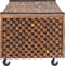 vidaXL - Salontafel - 110x45x38 - cm - massief - teakhout