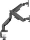 LC-Power LC-EQ-A34B-D - Monitorbeugel - Geschikt voor 2 schermen tot 34 inch - Gasveer - 360° kantelposities