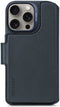 DECODED iPhone 16 Pro - Leren Detachable Wallet Case - 2-in-1 Magnetisch Afneembaar - Premium ECCO Leer - Navy Blauw
