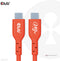 Club 3D - USB2 Type-C Bi-Directional Cable - Data 480Mb PD 240W (48V/5A) EPR M/M 2m Rood