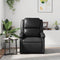 vidaXL Relaxfauteuil - Handmatige relaxfunctie - Zwart