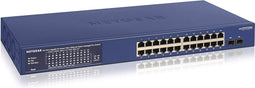 Netgear GS724TPP - Managed Switch - 24x Gigabit Ethernet PoE+ - 380W PoE budget