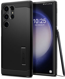 Spigen Tough Armor - Soft case - Krasbestendig Stofafstotend - Zwart