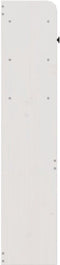 vidaXL - Hoofdbord - met - opbergruimte - 90 - cm - massief - grenenhout - wit