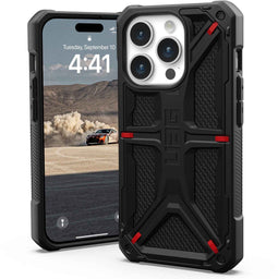 Urban Armor Gear Monarch Kevlar - Smartphonehoesje - Schokbestendig - Zwart