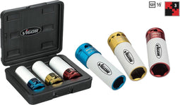Vigor V2522 Kracht-dopsleutelinzetset 1/2 (12.5 mm) 3-delig