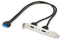Lindy 33096 - Kabel - 2x USB female/female - Grijs Zwart
