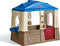 Step2 Neat & Tidy Cottage speelhuis blauw - Incl. interieur, postbus en deurbel