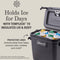 Coleman 28QT Convoy Cooler - Koelbox 29 liter - Antibacterieel - Grijs