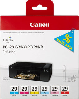 Canon PGI-29 - Inktcartridge - Compatibel met PIXMA PRO-1 - C/M/Y/PC/PM/R
