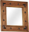 vidaXL - Spiegel - 50x50 - cm - massief - acaciahout