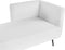 RIOM - Chaise longue - Gebroken wit - Rechtszijdig - Stof