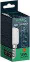 V-TAC VT-202 - LED-lamp - E14-fitting 2 W 180 lumen 6500 K - Wit